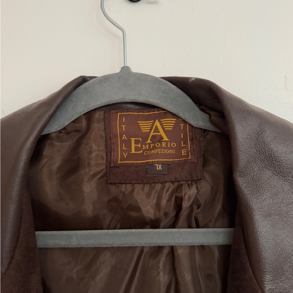 Vintage Emporio Collezione Brown Jacket – Size XL - Picture 8 of 10
